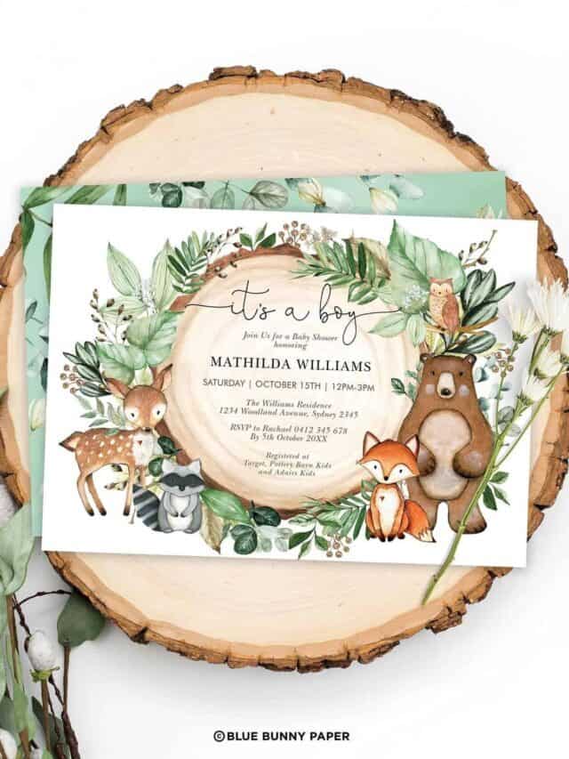How to Throw a Woodland Animal Themed Baby Shower Story
