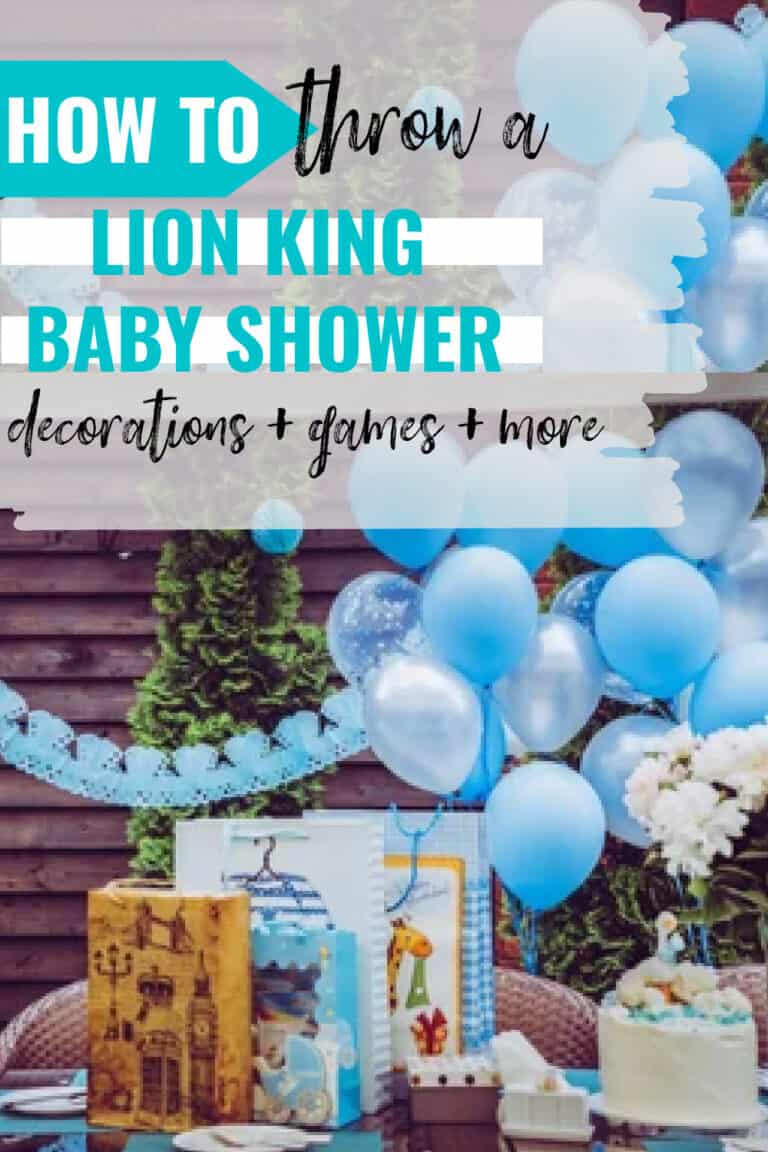 How to Throw a Lion King Themed Baby Shower