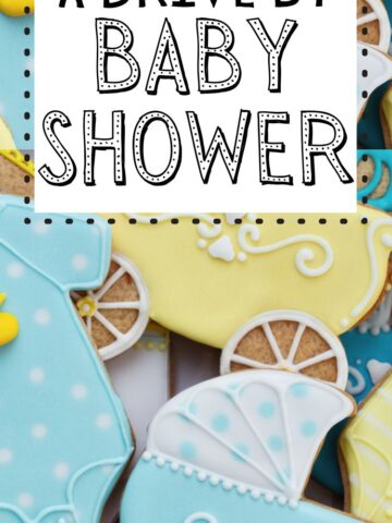drive by baby shower pinterest pin