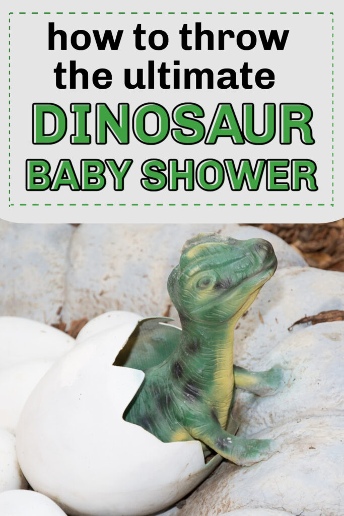 dinosaur baby shower pinterest pin