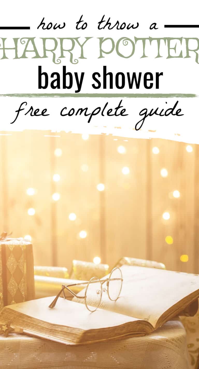 How to Throw a Harry Potter Themed Baby Shower