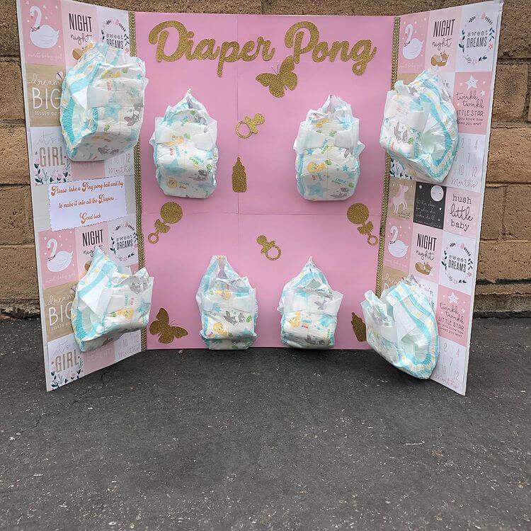How to Play Diaper Pong Game